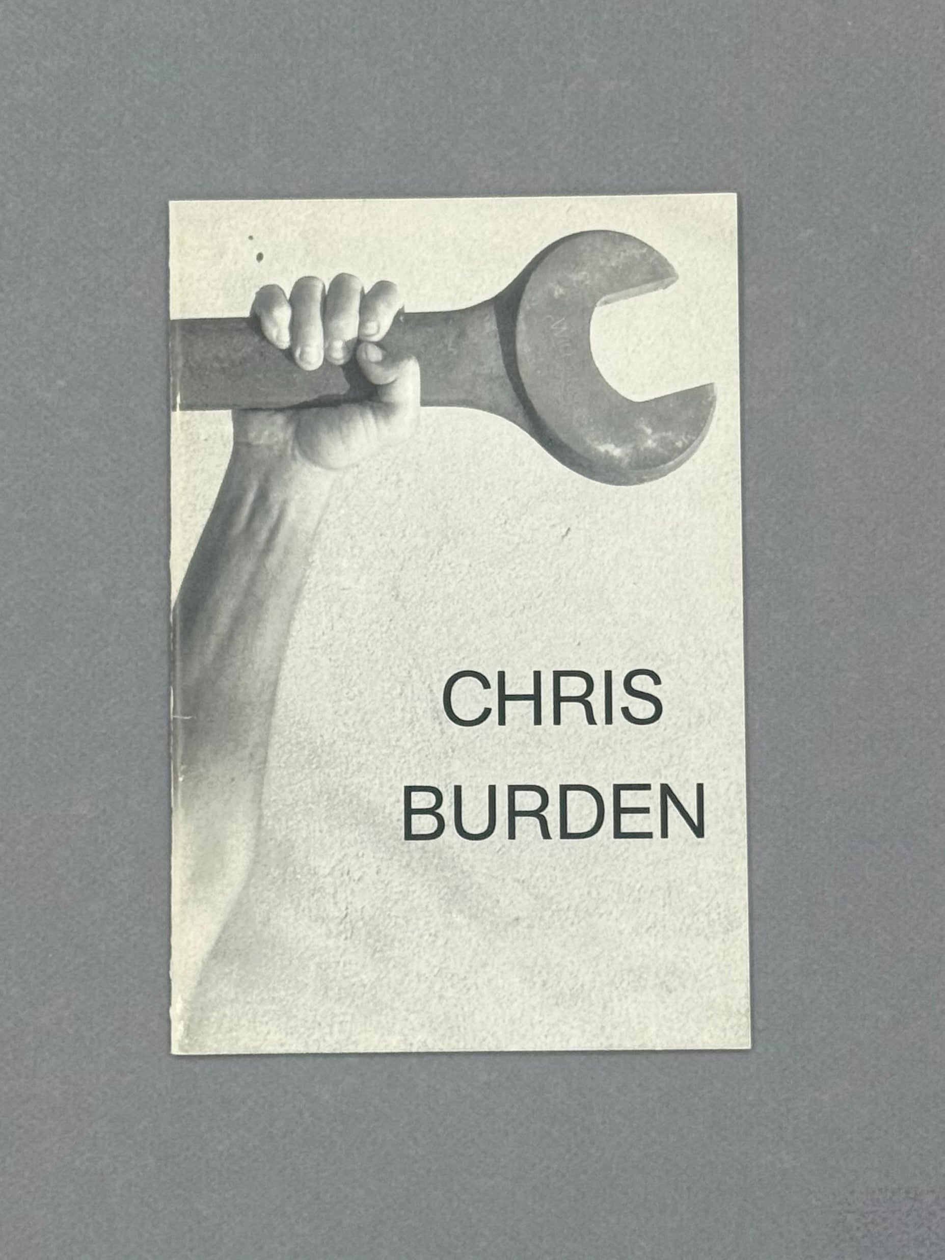 CHRIS BURDEN: (On The Occasion Of The Exhibition LAX)